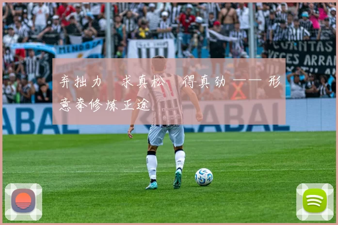 弃拙力・求真松・得真劲 —— 形意拳修炼正途