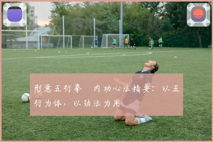 形意五行拳・内功心法精要：以五行为体，以劲法为用