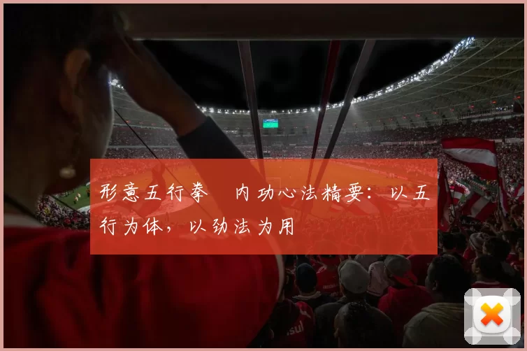 形意五行拳・内功心法精要：以五行为体，以劲法为用