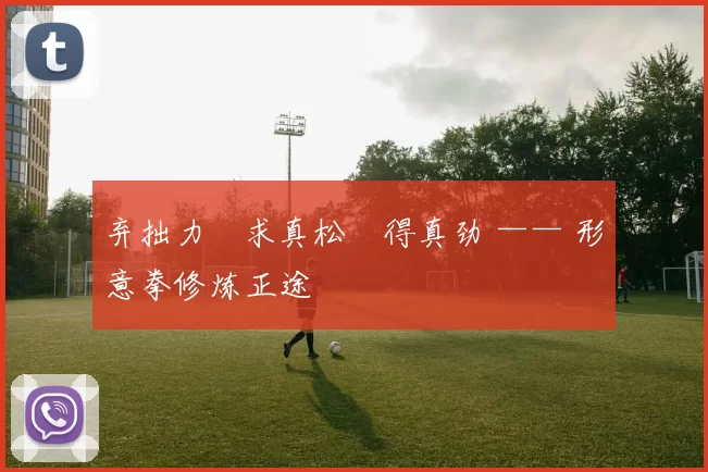 弃拙力・求真松・得真劲 —— 形意拳修炼正途