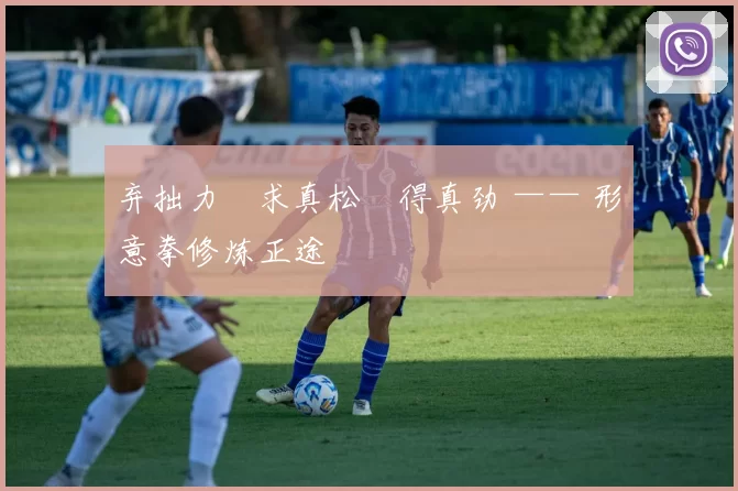 弃拙力・求真松・得真劲 —— 形意拳修炼正途