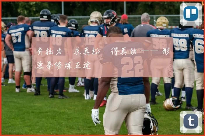 弃拙力・求真松・得真劲 —— 形意拳修炼正途