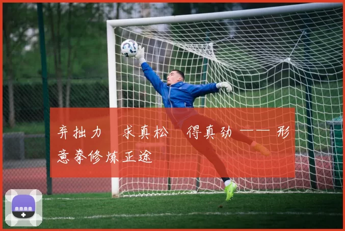弃拙力・求真松・得真劲 —— 形意拳修炼正途