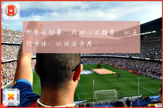 形意五行拳・内功心法精要：以五行为体，以劲法为用