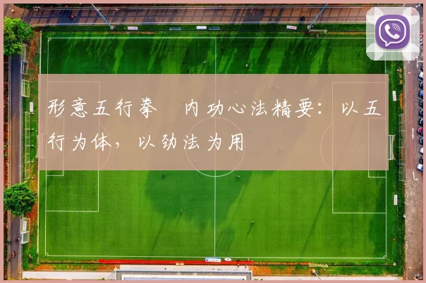 形意五行拳・内功心法精要:以五行为体,以劲法为用