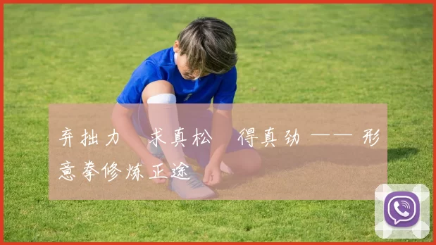 弃拙力・求真松・得真劲 —— 形意拳修炼正途