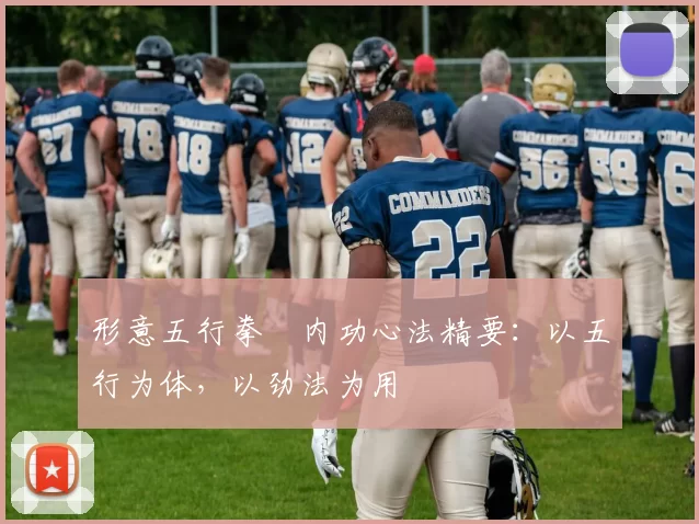形意五行拳・内功心法精要：以五行为体，以劲法为用