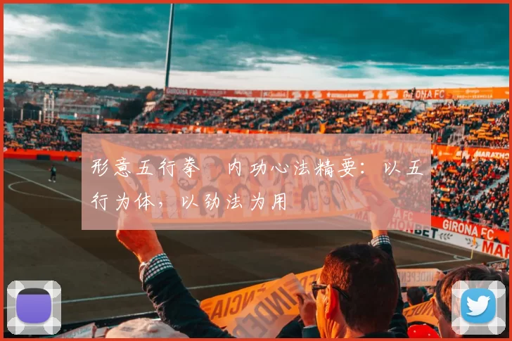 形意五行拳・内功心法精要：以五行为体，以劲法为用