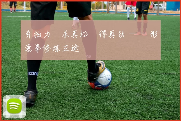 弃拙力・求真松・得真劲 —— 形意拳修炼正途