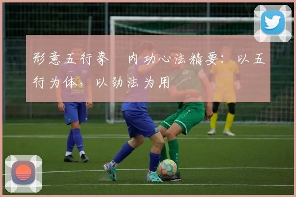 形意五行拳・内功心法精要：以五行为体，以劲法为用