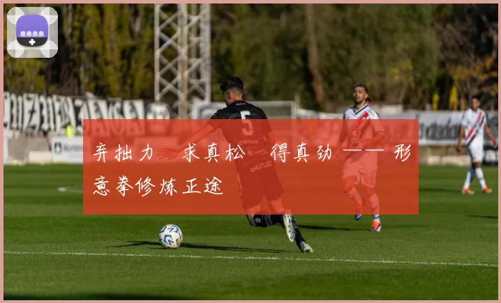 弃拙力・求真松・得真劲 —— 形意拳修炼正途