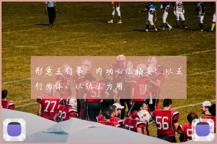 形意五行拳・内功心法精要:以五行为体,以劲法为用