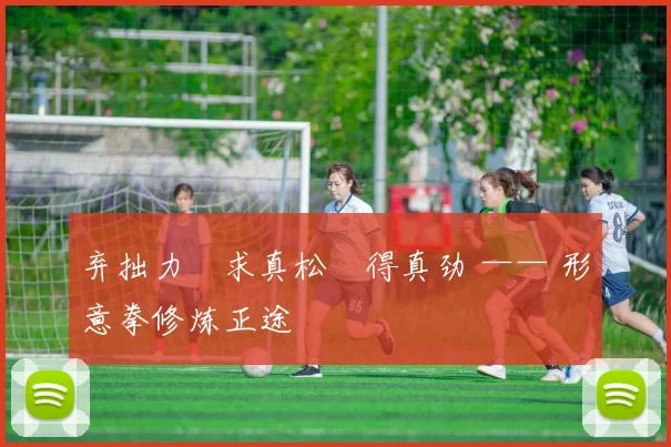 弃拙力・求真松・得真劲 —— 形意拳修炼正途