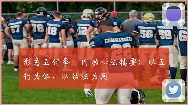 形意五行拳・内功心法精要:以五行为体,以劲法为用