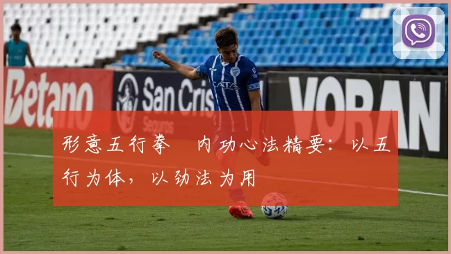 形意五行拳・内功心法精要:以五行为体,以劲法为用