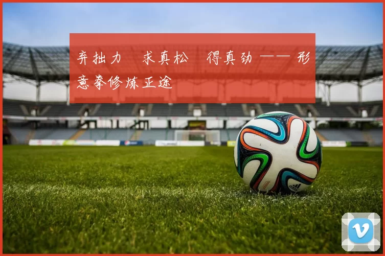 弃拙力・求真松・得真劲 —— 形意拳修炼正途