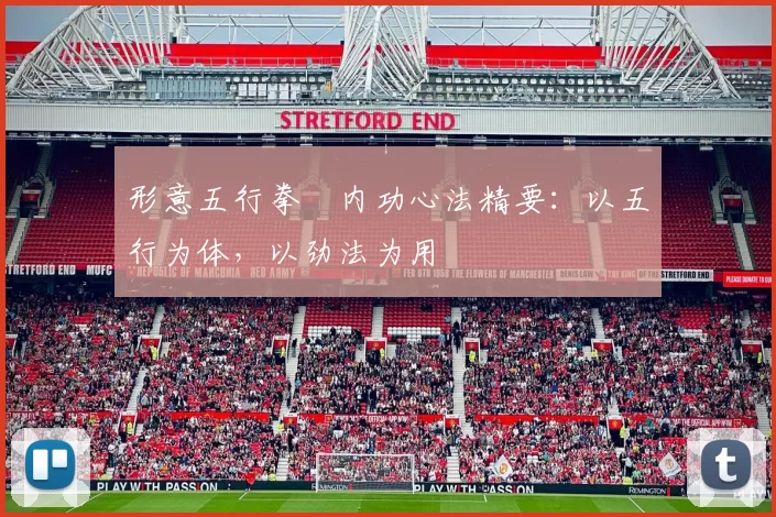 形意五行拳・内功心法精要:以五行为体,以劲法为用