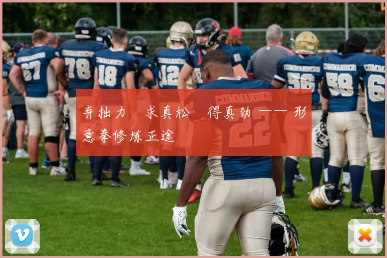 弃拙力・求真松・得真劲 —— 形意拳修炼正途