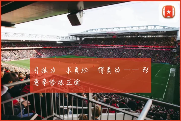 弃拙力・求真松・得真劲 —— 形意拳修炼正途