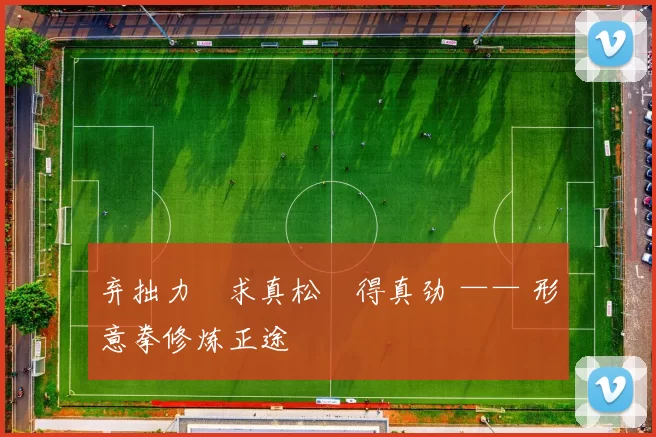弃拙力・求真松・得真劲 —— 形意拳修炼正途