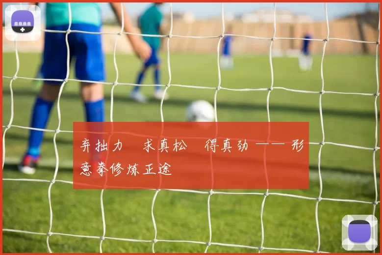 弃拙力・求真松・得真劲 —— 形意拳修炼正途