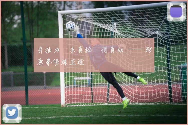 弃拙力・求真松・得真劲 —— 形意拳修炼正途