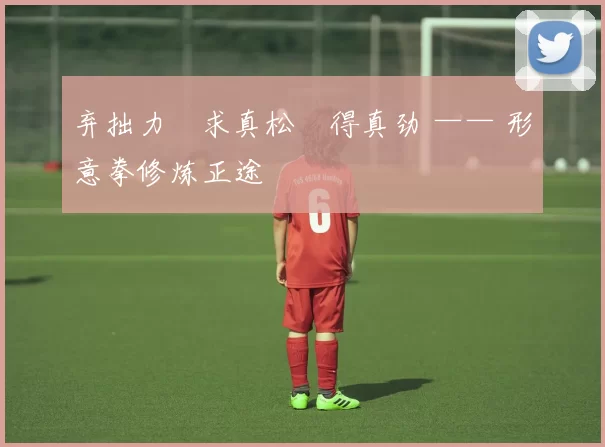 弃拙力・求真松・得真劲 —— 形意拳修炼正途