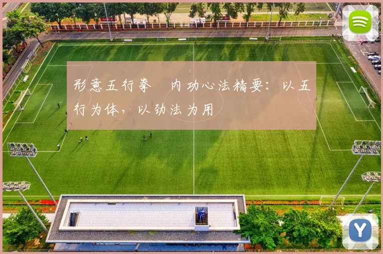 形意五行拳・内功心法精要:以五行为体,以劲法为用