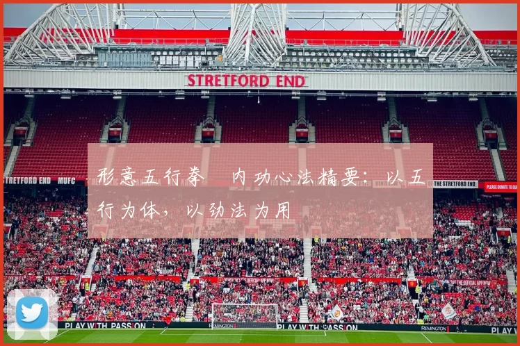 形意五行拳・内功心法精要:以五行为体,以劲法为用