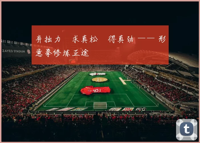 弃拙力・求真松・得真劲 —— 形意拳修炼正途