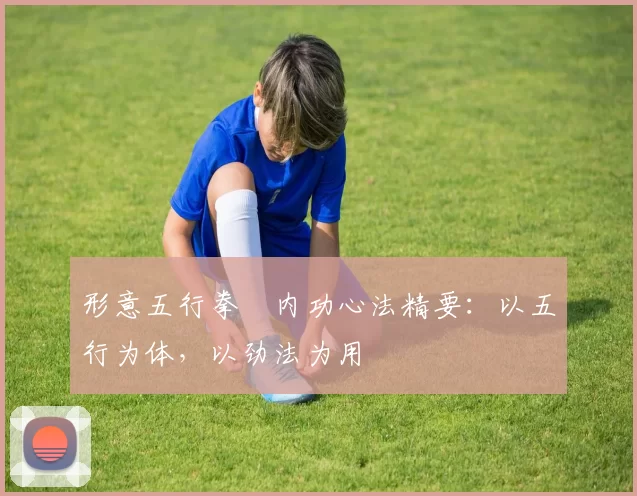 形意五行拳・内功心法精要：以五行为体，以劲法为用