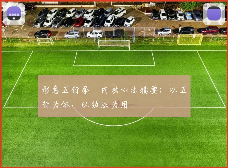 形意五行拳・内功心法精要：以五行为体，以劲法为用