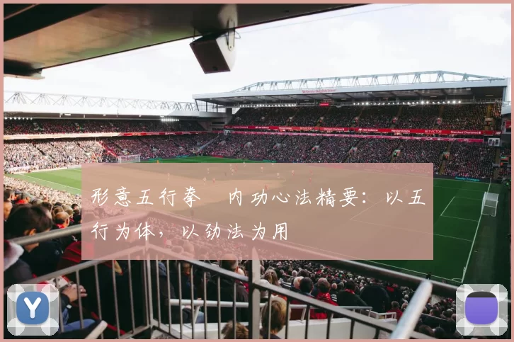 形意五行拳・内功心法精要：以五行为体，以劲法为用