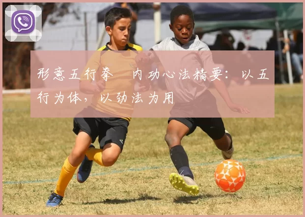 形意五行拳・内功心法精要：以五行为体，以劲法为用