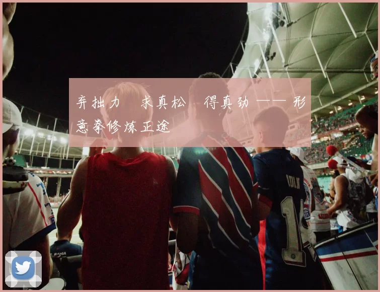 弃拙力・求真松・得真劲 —— 形意拳修炼正途