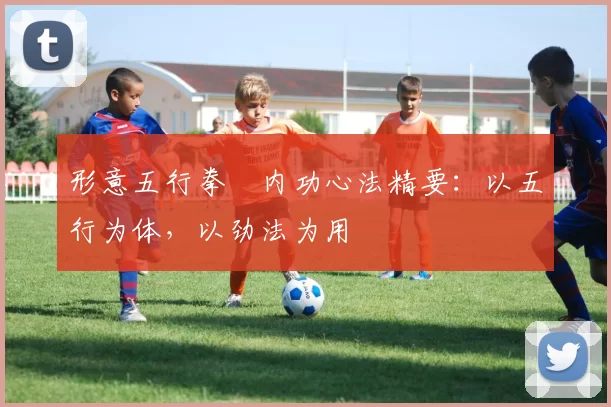 形意五行拳・内功心法精要:以五行为体,以劲法为用