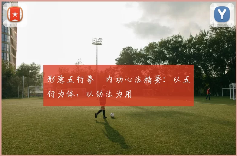 形意五行拳・内功心法精要：以五行为体，以劲法为用