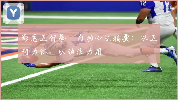 形意五行拳・内功心法精要：以五行为体，以劲法为用