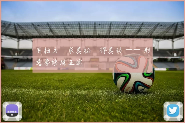 弃拙力・求真松・得真劲 —— 形意拳修炼正途