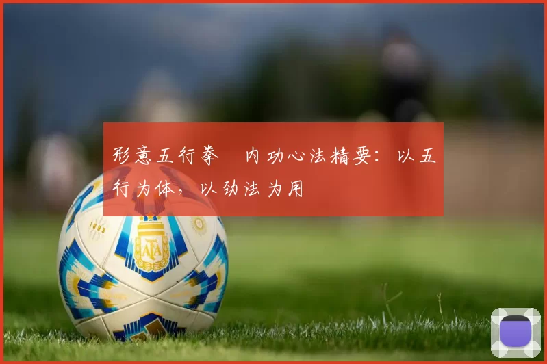 形意五行拳・内功心法精要：以五行为体，以劲法为用