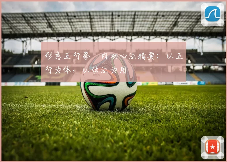 形意五行拳・内功心法精要：以五行为体，以劲法为用