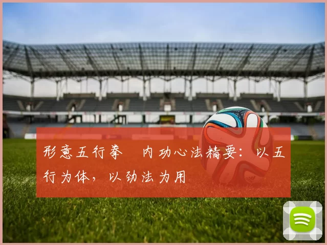 形意五行拳・内功心法精要:以五行为体,以劲法为用