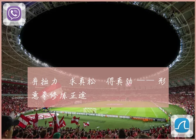 弃拙力・求真松・得真劲 —— 形意拳修炼正途