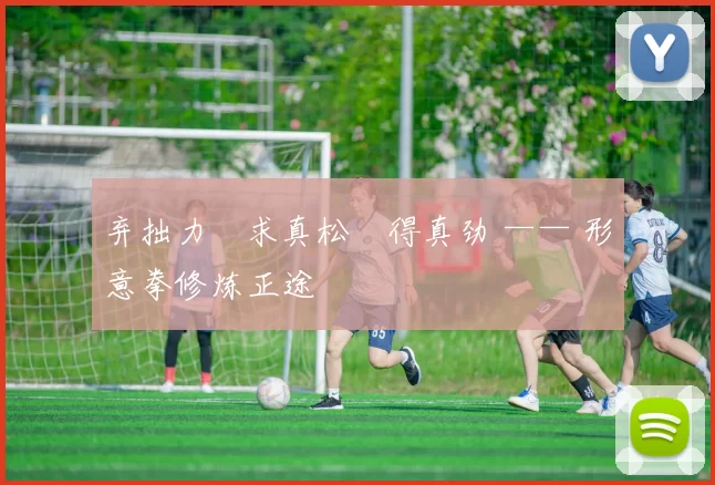 弃拙力・求真松・得真劲 —— 形意拳修炼正途