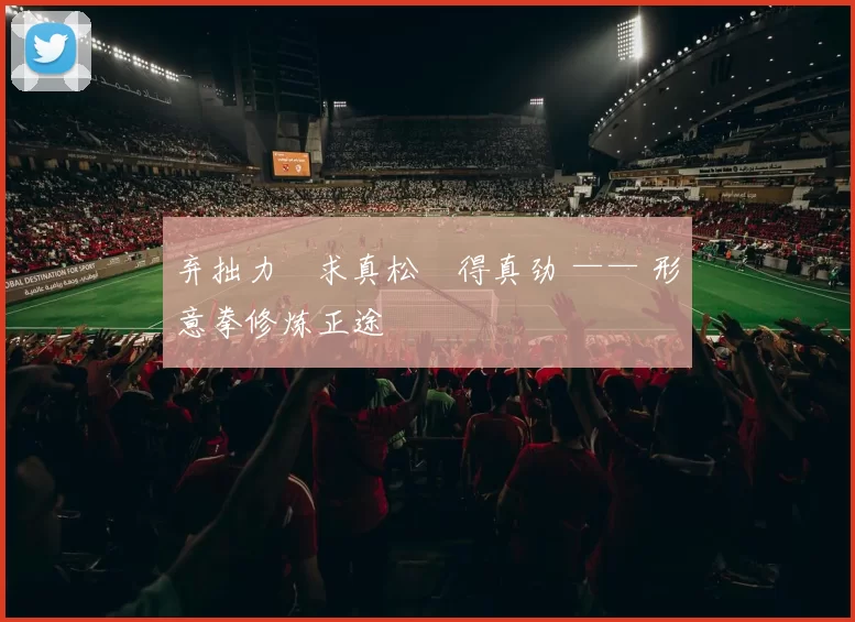 弃拙力・求真松・得真劲 —— 形意拳修炼正途