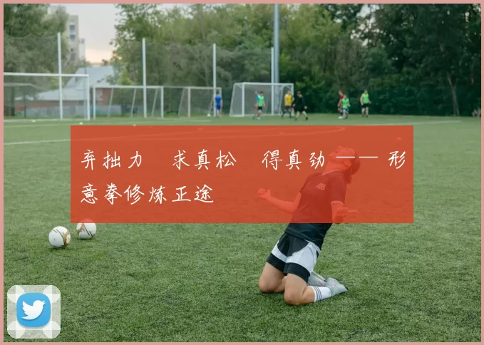 弃拙力・求真松・得真劲 —— 形意拳修炼正途