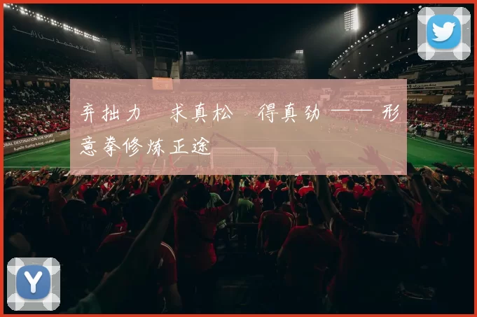 弃拙力・求真松・得真劲 —— 形意拳修炼正途