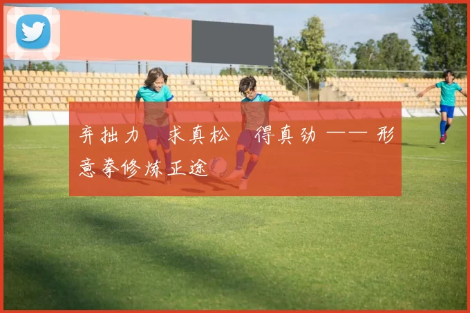 弃拙力・求真松・得真劲 —— 形意拳修炼正途