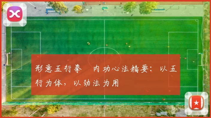 形意五行拳・内功心法精要：以五行为体，以劲法为用