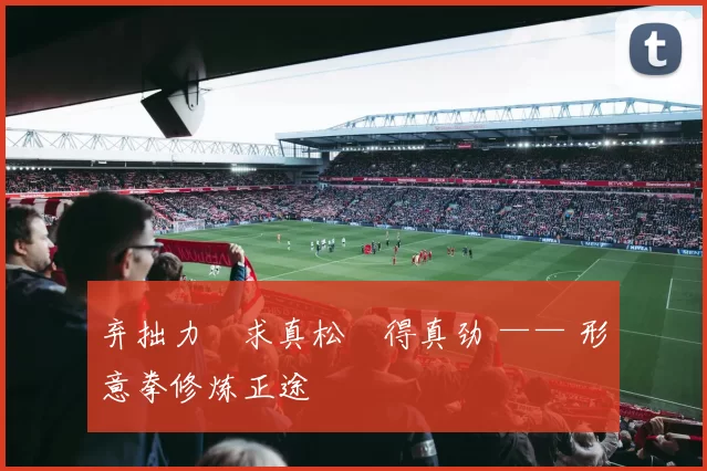 弃拙力・求真松・得真劲 —— 形意拳修炼正途